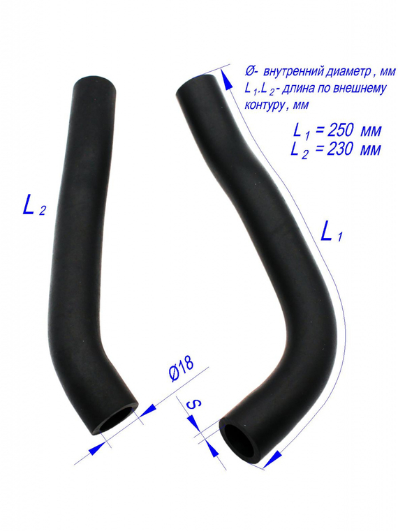 Комплект патрубков отопителя