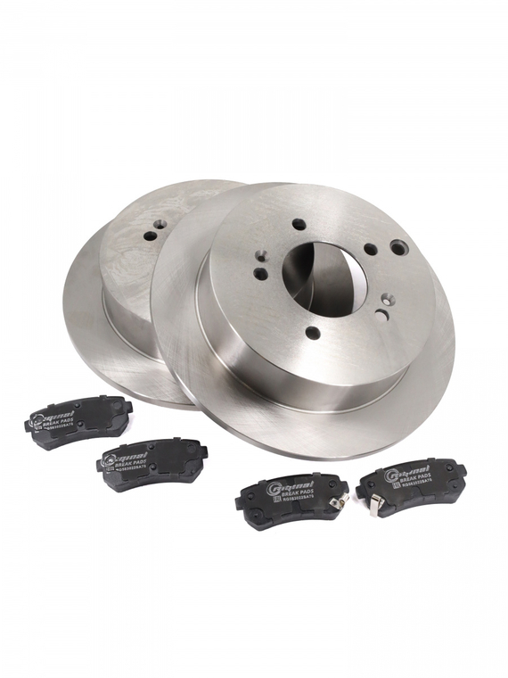 Комплект дисков с колодками заднего тормоза DF4287/583022SA70