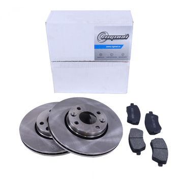 Комплект дисков с колодками переднего тормоза