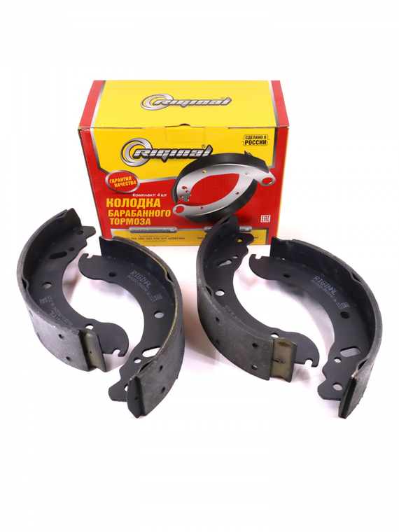 Комплект колодок заднего тормоза (клёпаная)