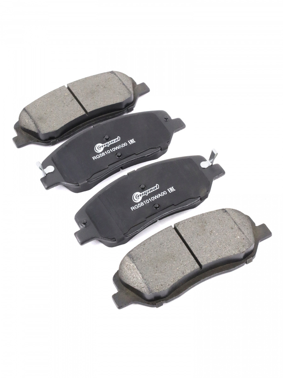 Комплект колодок переднего дискового тормоза