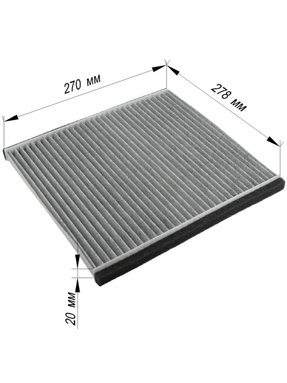 Фильтр салона угольный