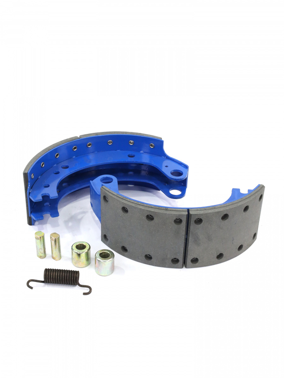 Комплект колодок барабанного тормоза двухреберные с роликом (53229-3501090)