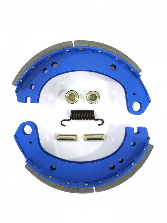 Комплект колодок барабанного тормоза двухреберные с роликом (53229-3501090)