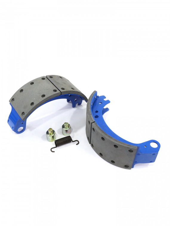 Комплект колодок барабанного тормоза двухреберные с роликом (53229-3501090)