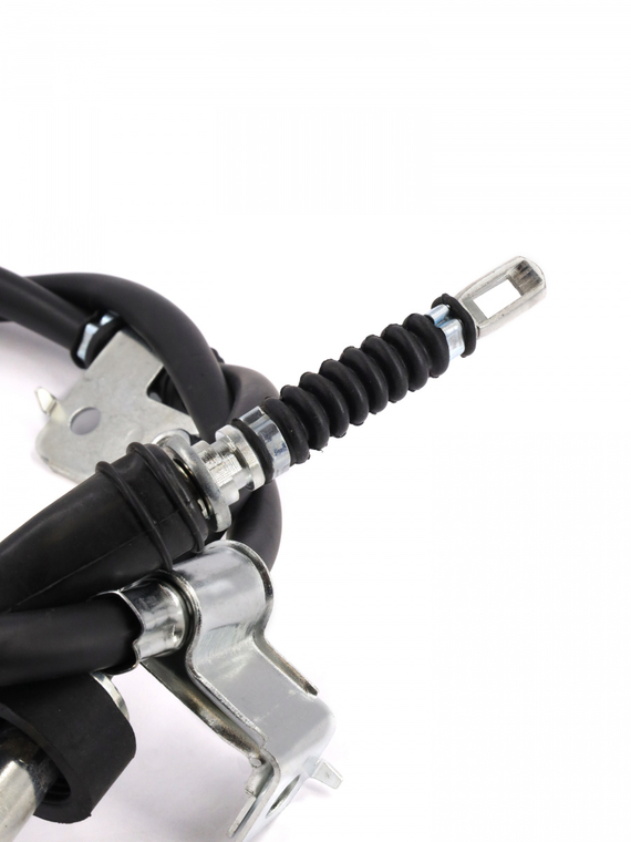 Трос ручного тормоза левый