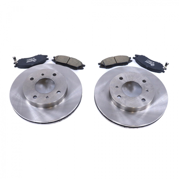 Диски тормозные передние с керамическими колодками DF2591/41060-95F0A
