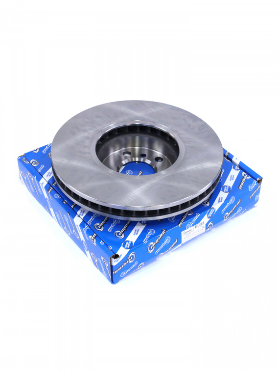 Диск переднего тормоза левый (34116785669)