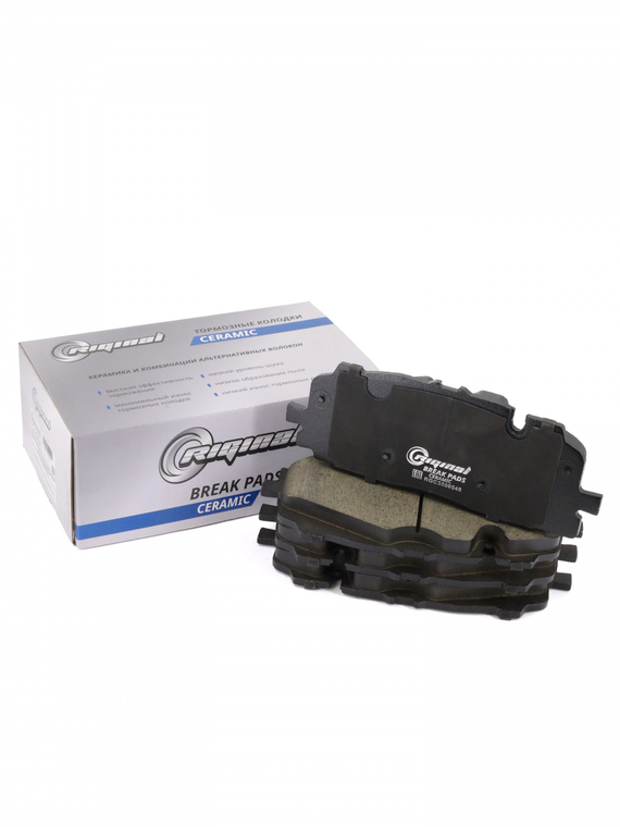 Комплект керамических колодок переднего дискового тормоза ОЕМ №4M0698151AP