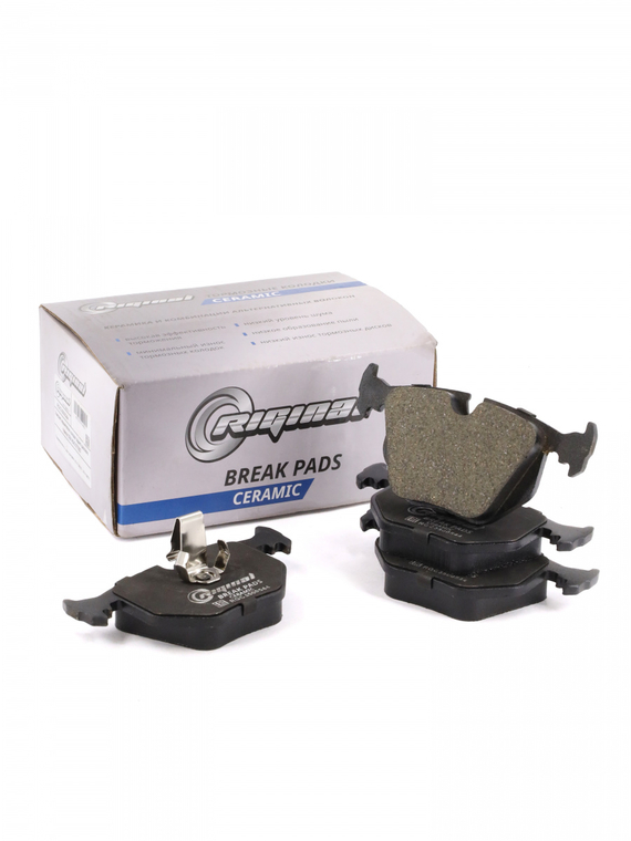 Комплект керамических колодок заднего дискового тормоза ОЕМ №34216776937