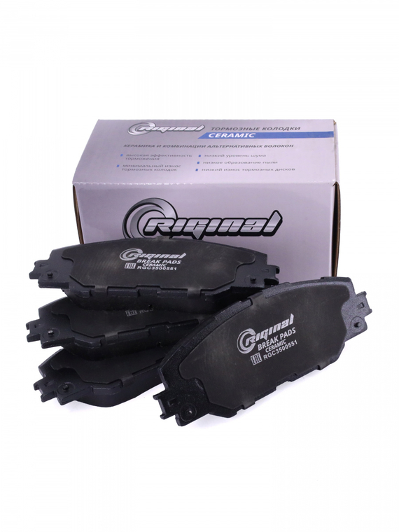 Комплект керамических колодок переднего дискового тормоза ОЕМ №0446542150