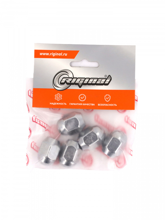 Комплект гаек крепления колеса (5 шт) М12x1.5x30 кл. 21