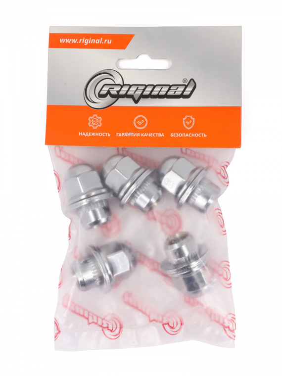 Комплект гаек крепления колеса 90942-01033 (5 шт.) М12х1.5х37